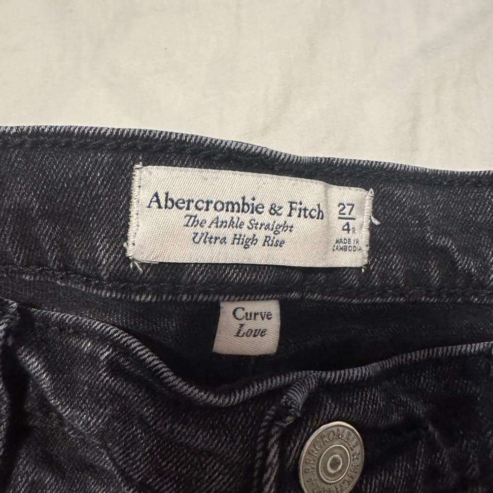 Abercrombie & Fitch Black Denim Jeans